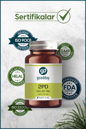 2pd Two Per Day Multi Vitamin 60 Kapsül 29 Etken Madde - 6