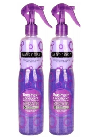 2x400 ml Keratin Içeren Çift Fazlı Fön Suyu - 2