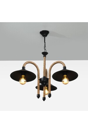 منز-المتعدد الحبل 3-قطعة الشمعة - الأسود 07XDL380 - D-light