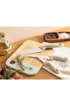 منز-ليديا الفولاذ 3 قطع السكين مجموعة 19-22-27 سم كريم TYC00717643015 - English Home