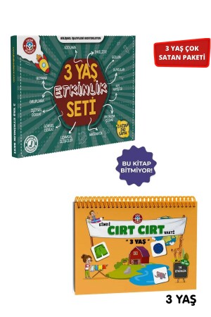 مجموعة نشاطات من 3 سنوات و 3 سنوات ولفكرو وقت مزدوج - Çocuk Akademi