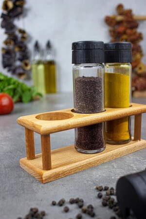 مجموعة من العطور من 3 قطع ، مجموعة من العطور من 3 قطع مع منصة خشبية - KukiWood