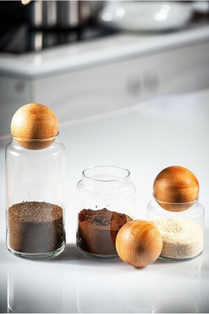 مجموعة من 3 صناديق مع كرات المياه ووعاء العشاء وطبقات العقاقير 3124141 - Demirhan Home