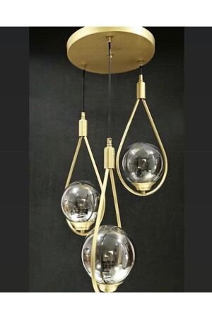 3 قطع من النمرات القديمة الملوحة مع الزجاج المدخن قطرة 3-Plus النمرات القديمة الملوحة الزجاج المدخن - OSC HOME