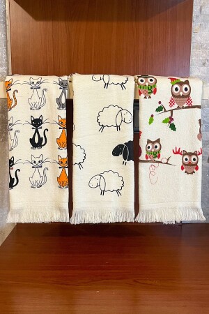 مجموعة من 3 قطن مقصوص 40x60 سم من المطبوعات المطبوعة من اليد وجها المطبخ من اليدين من اليدين من اليدين من اليدين من ال - CNR Garden