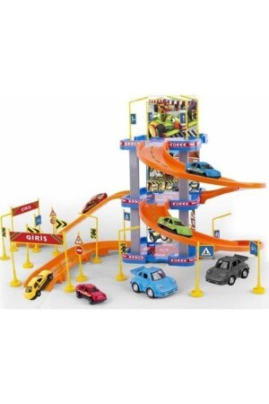 موقف السيارات في منطقة (منز) 3 قاعة (سوبر غراج) مجموعة 41 قطعة - Erdem Oyuncak