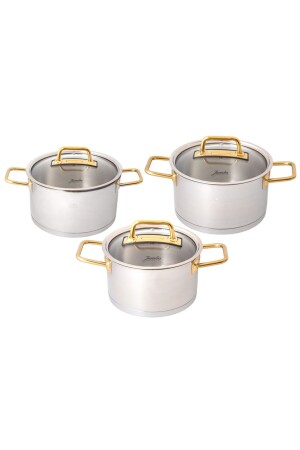 م.ن.ز-أسوس مدي 3 قطع طلاء طازجة من التيتانيوم طعام طعام 500 - Jumbo