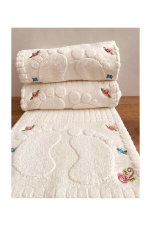 منز-منزخة من حزمة القدم القطن 3 قطع الحجم: 50x70 2342335232 - Çapa Home