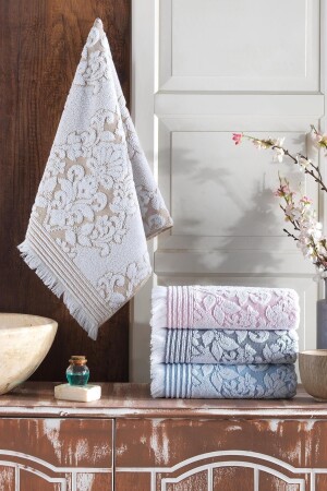 مجموعة من منشفة من 3 50x90 سم منشفة يد ووجهه - Riva