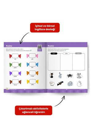 3-6 Yaş Dikkat ve Zekâ Güçlendirme Etkinlikleri Seti (İngilizce Destekli) - 5