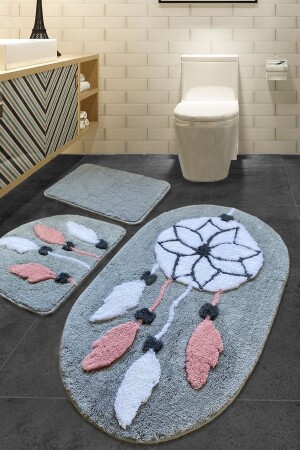 مجموعة من 3 طلاءات حمام 8682125939568 - Chilai Home