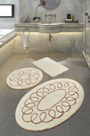 مجموعة من 3 غرف حمام غسيل، قاعدة غير زلقة 8694545023598 - Chilai Home