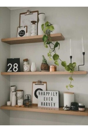 مكنسة مكنسة مكنسة صلبة تصميم 3 قطع رف طائرة رف كتب مخفي الاتصال رف ملحقات 875457prx 465532789432Prx - prodekormobilya