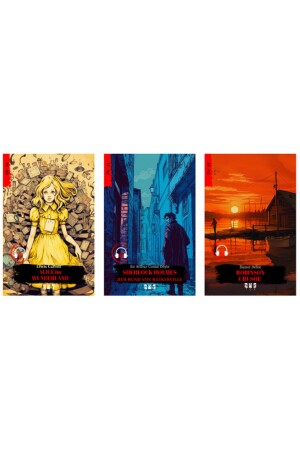 مجموعة قصص ألمانية من 3 (A1-A2) - الاستماع والتمرين عبر رمز QR - Tgr Publications