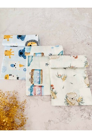 MNZ-3 غطاء ملابس المسلين متعددة الأغراض غطاء 3 ميكروبات المسلين - JUNİPERUS