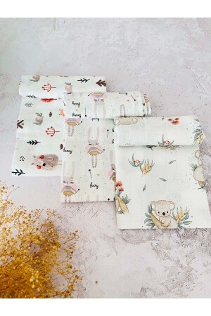 MNZ-3 غطاء ملابس المسلين متعددة الأغراض غطاء 3 ميكروبات المسلين - JUNİPERUS