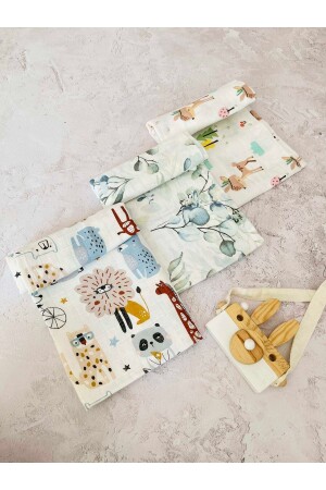 MNZ-3 غطاء ملابس المسلين متعددة الأغراض غطاء 3 ميكروبات المسلين - JUNİPERUS