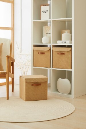 MNZ-3 قطع جفت غطى الخزانة غسيل الألعاب منظمة التخزين صندوق التخزين المنقلب 30x30x30 OCH. D127. SBXA. - Ocean Home Textile