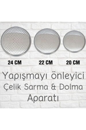 3 Adet Paslanmaz Çelik Dolma Sarma Altlığı Fma012613 Fma012606 Fma012590 Sarma01 - 5