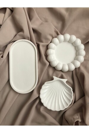 مجموعة من الأطباق الزينة من 3 أوعية و فقاعة - Aksenbirstore