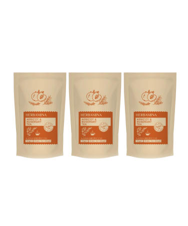 3 Al 2 Öde Kayısı & Biberiye Karışık Bitki Çayı (APRİCOT & ROSEMARY TEA) 1,5grx45 Saşet - Herbamina