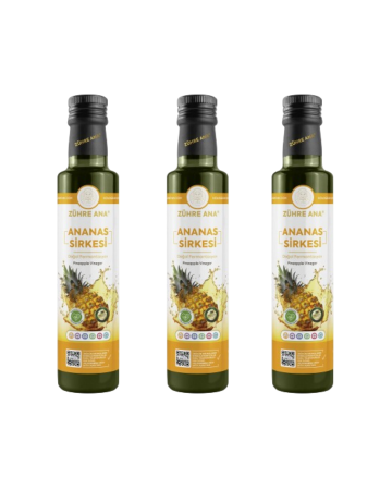 3 Al 2 Öde Zühre Ana Ananas Sirkesi Doğal Fermantasyon Pineapple Vinegar 500 Ml - Zühre Ana