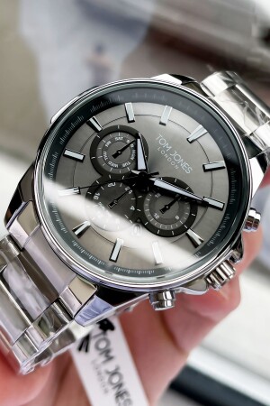 ساعة يد من قبل رجل (من قبل دانييل كلاين) 3 ATM مقاومة للمياه & الفضة اللون & عصا الفولاذ + سوار DKH4146 - Tom Jones