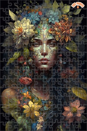 3 Boyutlu Tropikal Doğa Manzara Temalı Çift Katlı Çerçeveli Asılabilir Ahşap Puzzle 500 PARÇA 30X50 - 8