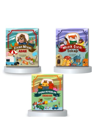 القيم التعليمية 3 قطع قصص كتاب سيط-ديليك سيسور - Enda Yayincilik