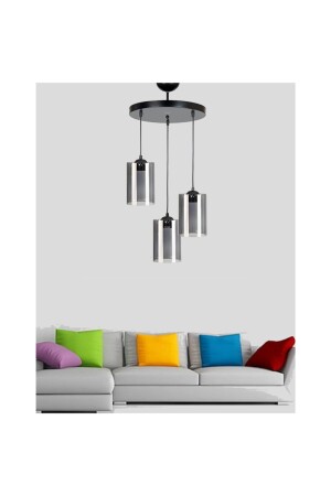 منز-سالون 3-قطعة مصباح معلق شاندليير E42 ES-CM3GR - Eslight