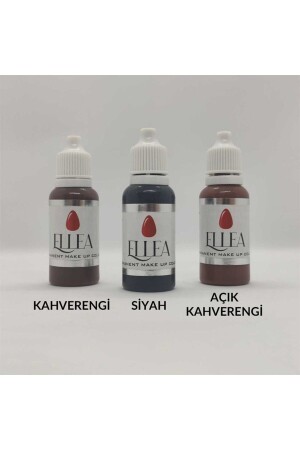 مـنـز-إيليـا مكياج دائم وميكروبلاـدـة صبغة حبة العين 3 ألوان (أسود، بني، بني) ELLEA-KMB - ELLEA NAIL