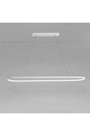 3-Farben-LED-moderner intelligenter Pendelleuchte-Kronleuchter / Ellipse / 90 cm / anthrazitfarbener Körper ELİPS - 8