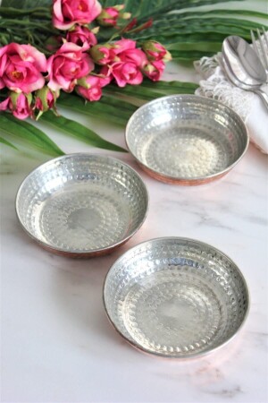 كأس نجم من النحاس - كأس الإفطار - كأس الحساء - كأس الجام 3 قطع - Genel Markalar