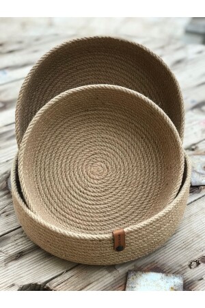 سلة ميكر 3 قطعة - سلة مناشفة ميكر - منظمة المطبخ والحمام - مجموعة سلة متعددة الأغراض - Glass Home