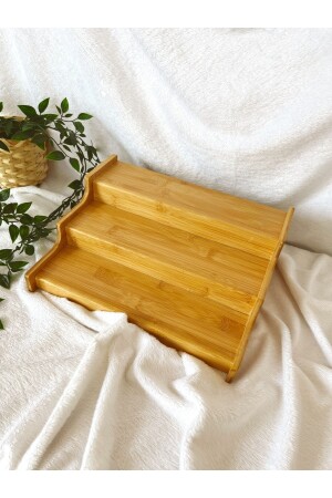 مكنسة من الخشب من 3 مستويات رف العطور مع سلم kai0011 - KaiHome