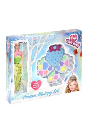 3-lagiges Mädchen-Make-up-Set mit Prinzessinnen-Puppe und Erdbeerbox, streichfähiges Make-up-Set prnssçktmnlbbklmkyjst - 6