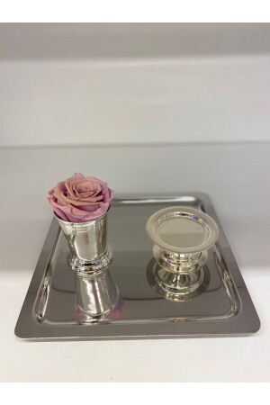 (منتج الفضة) ، (تركي فليت بول) ، (روز باليت) مجموعة (تراي 3) - LAL DEKOR