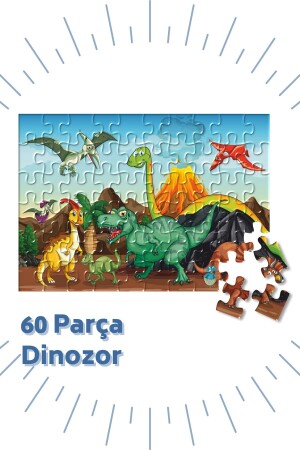 3 'lü Puzzle Set - 60- 60 Ve 80 Parça Puzzle 4-yaş - 4