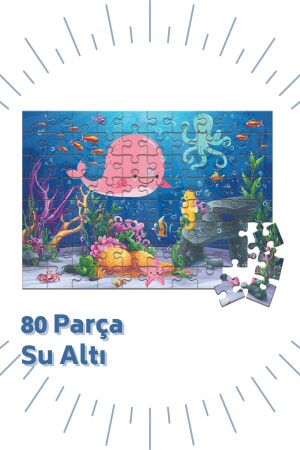 3 'lü Puzzle Set - 60- 60 Ve 80 Parça Puzzle 4-yaş - 5