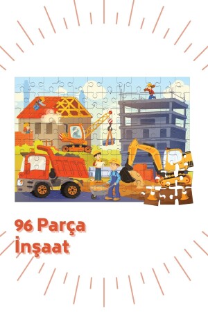 3 'lü Puzzle Set - 80, 80 Ve 96 Parça Puzzle 4-yaş BON811881878170 - 9