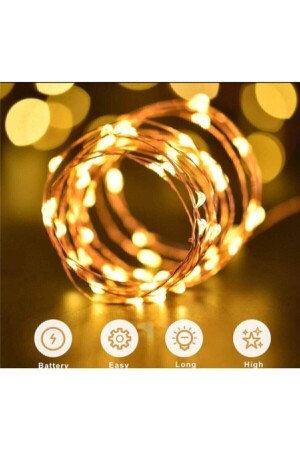 3 Metre Pilli Peri Led Dekoratif - Keyfi Sepet