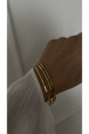 مجموعة من الذهب من 3 سوار من فولاذ MNZ - Vi Store