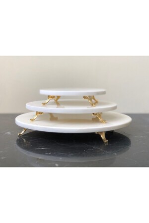 مجموعة عرض 3 قطع من الرخام الطبيعي MNZ - Modestmar