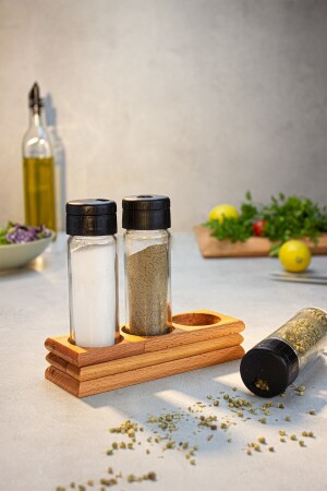 مجموعة من العطور من 3 قطع MNZ-Vera، مجموعة من العطور من 3 قطع مع منصة خشبية Vera 02 - KukiWood