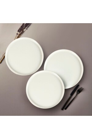 3 Parça Bilbao 27 Cm Servis Tabağı Pırlanta PR.00000000GBSBLB327DU220 - Güral Porselen