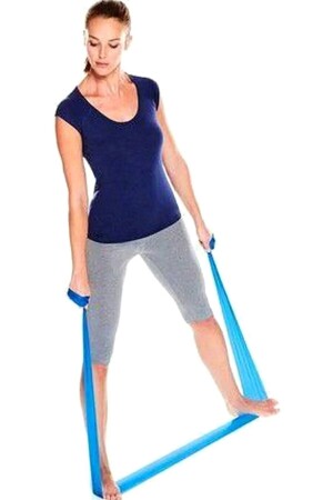 3 Pilates-Widerstandsbänder, Pilates-Band-Set mit unterschiedlichem Widerstand, 90 x 7–5 cm - 6