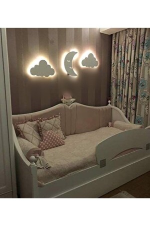 3-Plus Baby- und Kinderzimmerbeleuchtung LED Wolke und Mond - 2