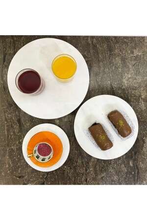 مـنـز-المـرمر الطبيعي الجـوّل 3 قطع عرضة مجموعة ذهبية فوق الساق، عرض جـوّل R3TR - Modestmar