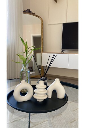 مجموعة من الحجم الحد الأدنى من 3 حاويات البوهمية الحجم المزخرف - Rç Dekor