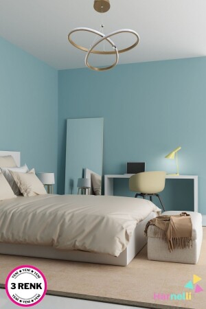 3 RENK YANABİLEN MODERN LEDLİ AVİZE - Harnelli